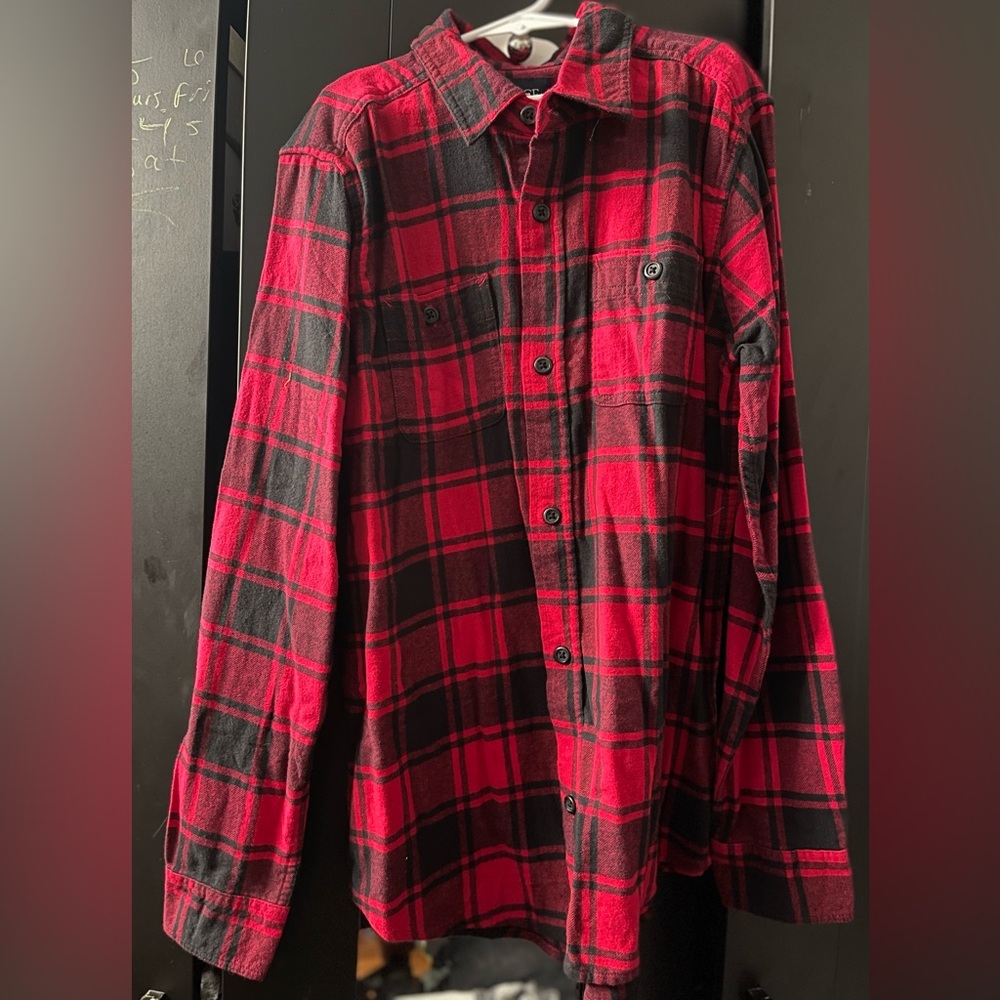 The Children’s Place Red and Black Checkered Boys Shirt